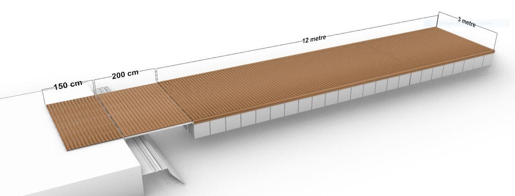 Haliç Taşkızak'ta doğayla iç içe yüzen ahşap iskele projemiz tamamlandı