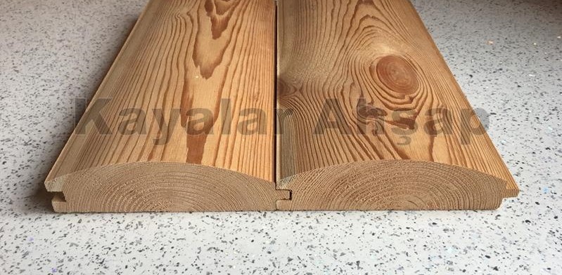 5 x 15 Ahşap Cephe Kaplama Yalı Baskı Yuvarlak Yuzey YB-104