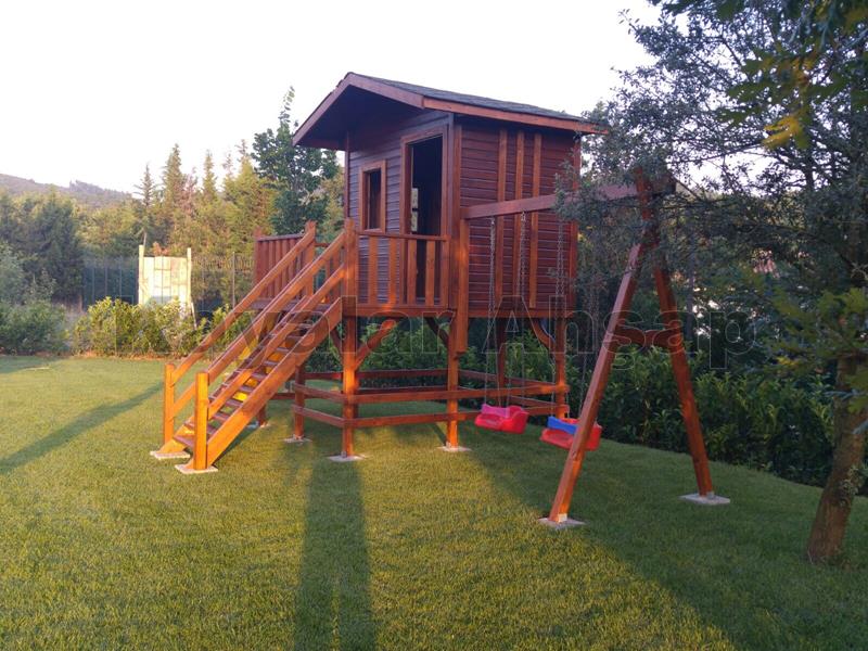 Ahşap Çocuk Oyun Evi VH-109