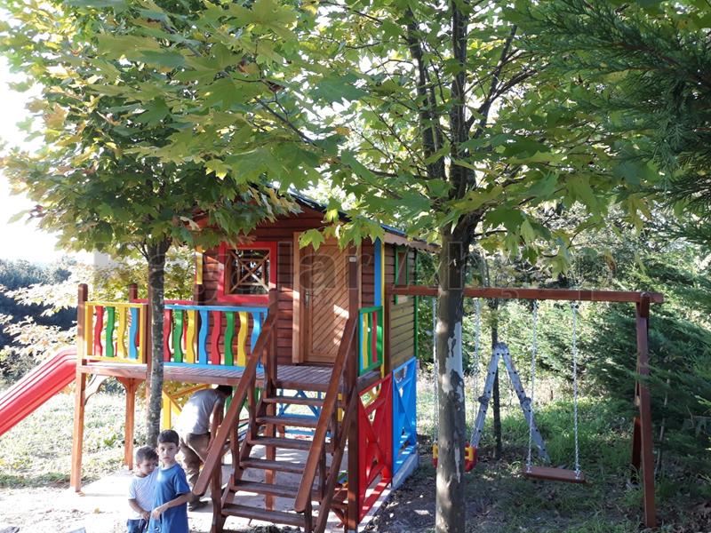 Ahşap Çocuk Oyun Evi VH-110