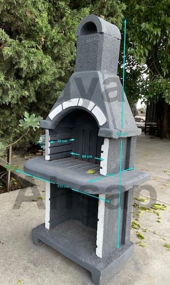 Big King BK-102 Beton Barbekü Mangalı
